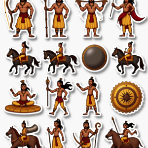 Indian Mythology - Sticker Sheet v17